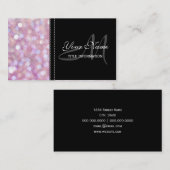 ソフト《写真》ぼけ味グリッター輝点 名刺 (正面/裏面)