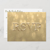 ソフト《写真》ぼけ味 | RSVP インビテーションポストカード (正面/裏面)