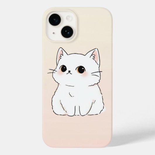ソフト&猫好きスタイリッシュのiPhone 14ケース Case-Mate iPhoneケース (裏面)