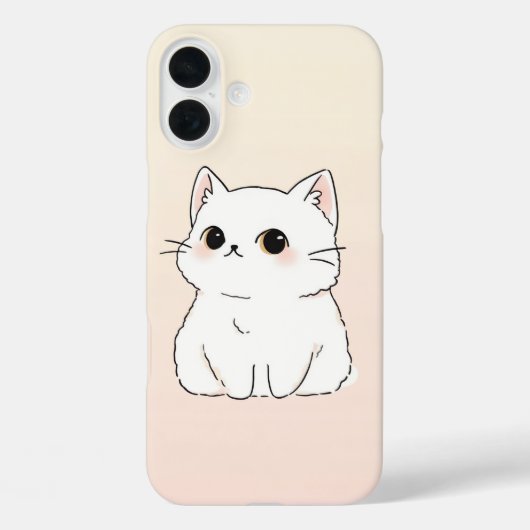 ソフト&猫好きスタイリッシュのiPhone 16ケース Case-Mate iPhoneケース (裏面)