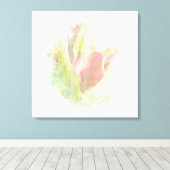 *~*ソフトAR12芸術的フローラカラリサンゴ キャンバスプリント (インサイチュ (ウッドフロア))