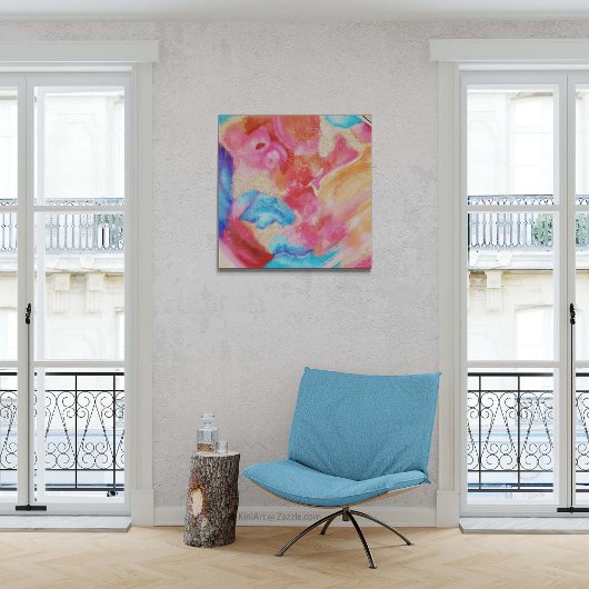 ソフトAS STONE抽象芸術パネルのウォールアート キャンバスプリント