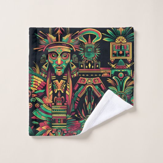 ソフトAzureの「先祖のパラダイム」の緑豊かな洗い布 ウォッシュタオル (ウォッシュタオル)