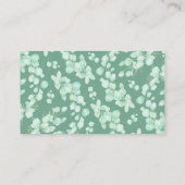 ソフトSage EucalyptusクリーンQRコードの結婚ウェブサイト エンクロージャーカード (裏面)