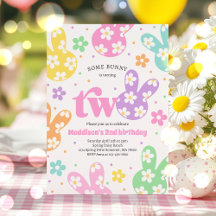 ソフバニーデイジーフローラパステル春2nd誕生日