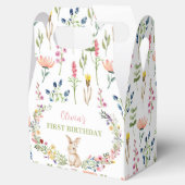 ソフバニーワイルドフラワーガール誕生日 フェイバーボックス (オープン)