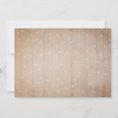 ソフバニー誕生日招待状ガールファーストピンク 招待状 (裏面)