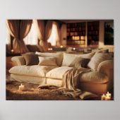 ソフモダンァインテリア：穏やかで平和を実現 ポスター (正面)