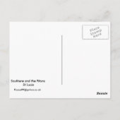 ソフリエールとピトンズサンルシア ポストカード (裏面)