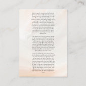 ソフロニー長老の日の出の祈り 祝祷カード プレイスカード (裏面)