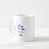 ソブおもしろいリティ・マグ – その他のしらふの人々と私 コーヒーマグカップ (正面左)