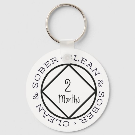 ソブリティキーチェカスタムーンパーソナライズされたキープサケ キーホルダー (正面)