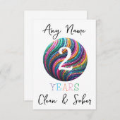 ソブリティパーソナライズされたスバー誕生日記念日 (正面/裏面)