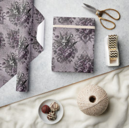 ソブリン・オブ・ザ完全に死んでいな – ゴシック・フローラ・バンダナ ラッピングペーパー