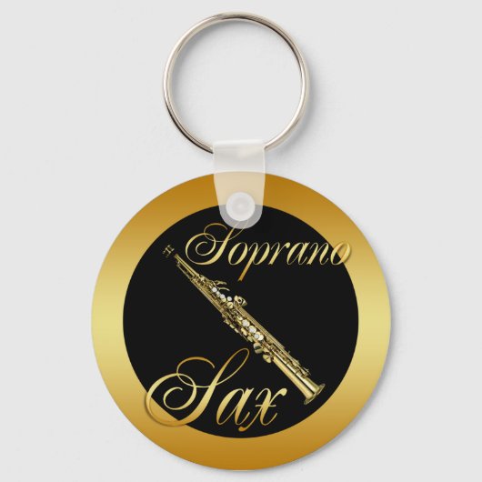 ソプラノサクソフォン キーホルダー (正面)