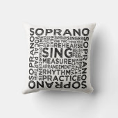 ソプラノタイポグラフィ クッション (裏面)