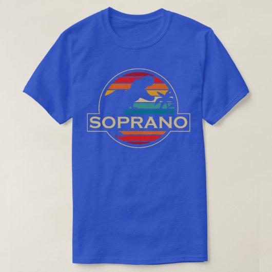 ソプラノ恐竜2 Tシャツ (デザイン正面)