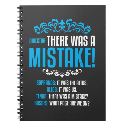 ソプラノ・アルトTミュージカル音楽監督 ノートブック (正面)