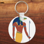 ソベックワニ神 キーホルダー (正面)