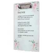 ソボタージュ – 認識度セルフラブ詩 クリップボード (左)