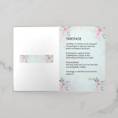 ソボタージュ – 認識度セルフラブ詩 箔グリーティングカード (外側レイダウン)