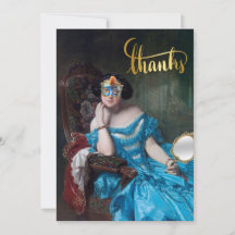 ソポスマスカレードハッピーバースデーサンキューカード