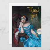 ソポスマスカレードハッピーバースデー サンキューカード (正面/裏面)