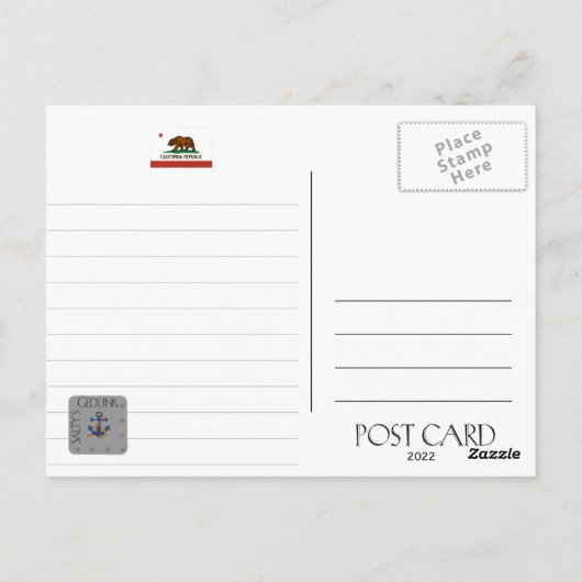 ソマズコーブライトハウス – ポストカード (裏面)