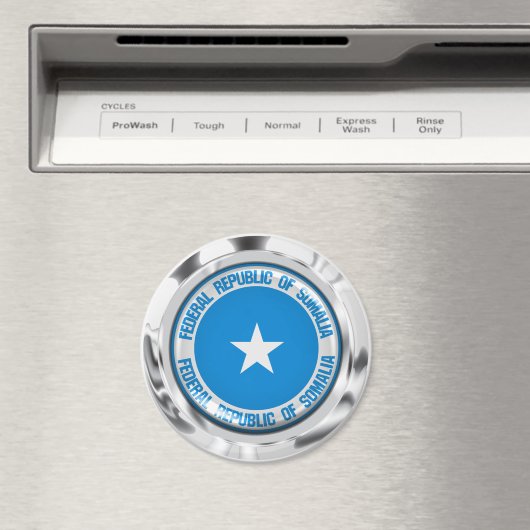 ソマリアの円形の紋章 マグネット (インサイチュ (食洗機))