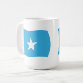 ソマリアの国旗マグ コーヒーマグカップ (正面左)