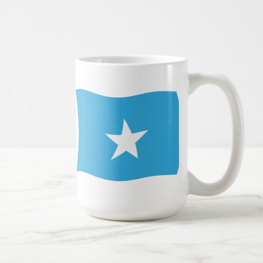ソマリアの国旗マグ コーヒーマグカップ (右)