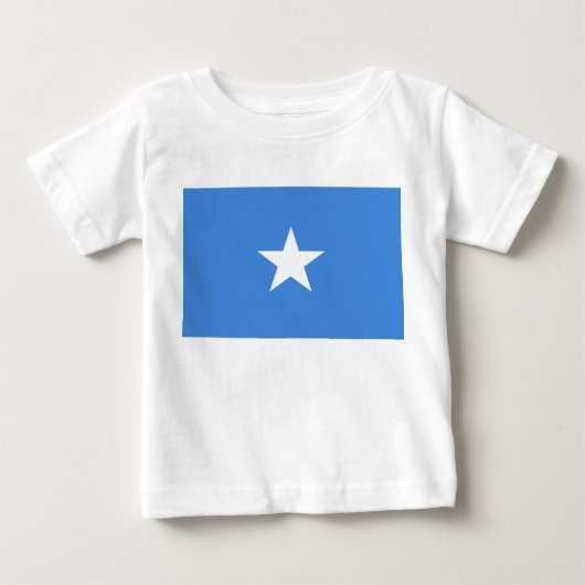 ソマリアの国旗 ベビーTシャツ (正面)