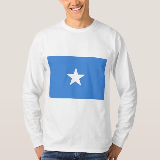 ソマリアの国旗 Tシャツ (正面)