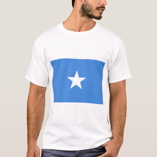 ソマリアの国旗 Tシャツ (正面)
