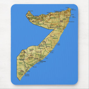 ソマリアの地図のマウスパッド マウスパッド