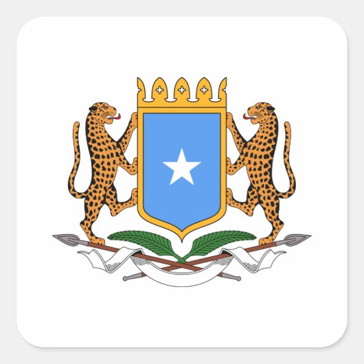 ソマリアの紋章付き外衣 スクエアシール (正面)