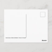 ソマリアの羊の放牧 ポストカード (裏面)