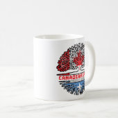 ソマリアソマリアカナダツリールーツ国旗 コーヒーマグカップ (正面右)