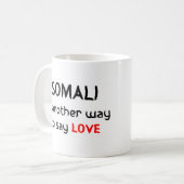 ソマリアラブコーヒーマグ コーヒーマグカップ (正面左)