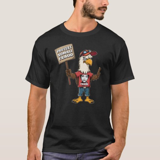ソマリア人の詐欺に抗議する Tシャツ (正面)