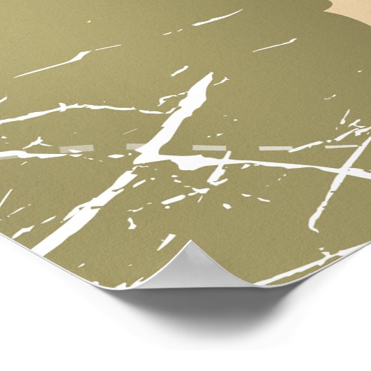 ソマリア図解入りの、写真付きのの地図 ポスター (角)