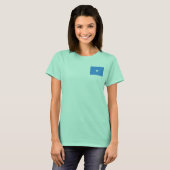 ソマリア国旗と地図dk Tシャツ (正面フル)