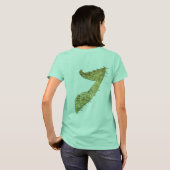 ソマリア国旗と地図dk Tシャツ (裏面フル)