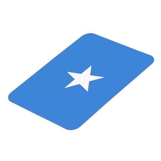 ソマリア国旗のプレミアムマグネット マグネット (左側)