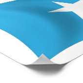 ソマリア国旗のポスタープリント ポスター (角)