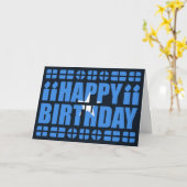 ソマリア国旗の誕生日カード カード (黄色い花)
