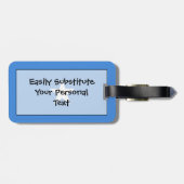 ソマリア国旗簡単ID個人 ラゲッジタグ (裏面横)