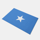 ソマリア国旗（ソマリア） ドアマット (アングル)