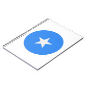 ソマリア国旗 ノートブック (左側)