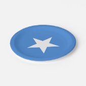 ソマリア国旗 ペーパープレート (アングル)